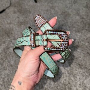 Rhinestone Roper Belt